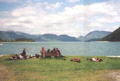 Nickerchen am See